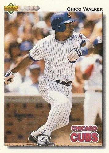 #617 Chico Walker - Chicago Cubs - 1992 Upper Deck Baseball
