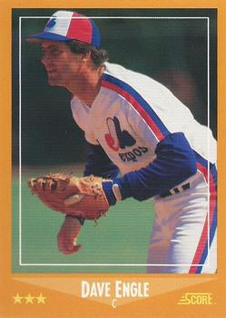 #617 Dave Engle - Montreal Expos - 1988 Score Baseball