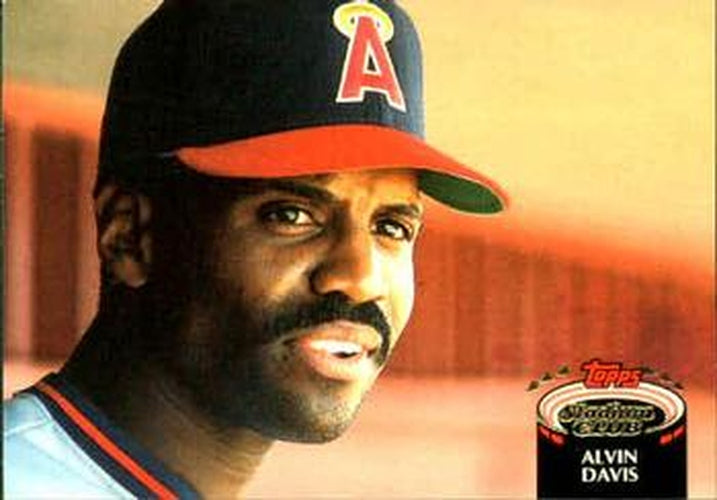 #617 Alvin Davis - California Angels - 1992 Stadium Club Baseball