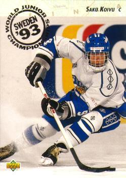 #617 Saku Koivu - Finland - 1992-93 Upper Deck Hockey
