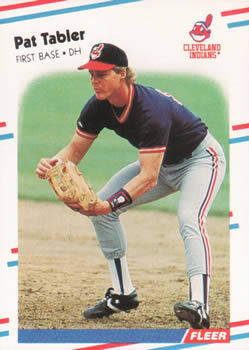 #618 Pat Tabler - Cleveland Indians - 1988 Fleer Baseball