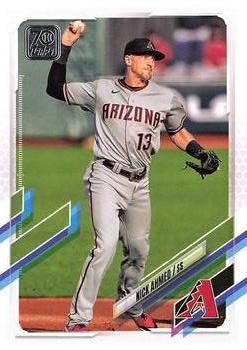 #618 Nick Ahmed - Arizona Diamondbacks - 2021 Topps Baseball