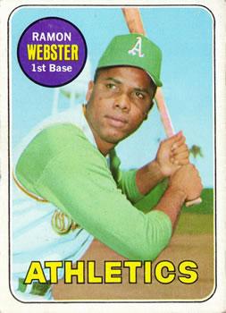 #618 Ramon Webster - Oakland Athletics - 1969 Topps Baseball