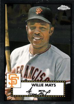#618 Willie Mays - San Francisco Giants - 2021 Topps Chrome Platinum Anniversary Baseball