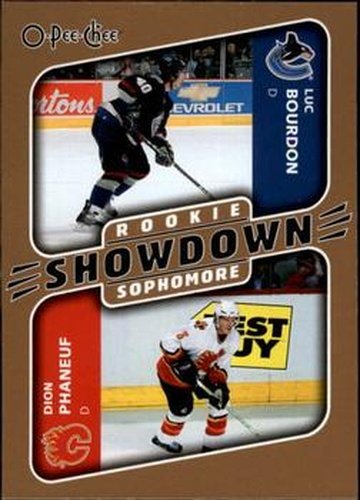 #618 Dion Phaneuf / Luc Bourdon - Calgary Flames / Vancouver Canucks - 2006-07 O-Pee-Chee Hockey