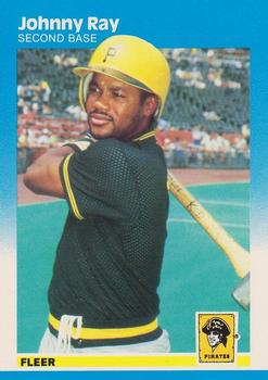#618 Johnny Ray - Pittsburgh Pirates - 1987 Fleer Baseball