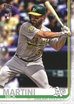 #618a Nick Martini - Oakland Athletics - 2019 Topps Baseball