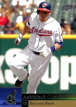 #619 Asdrubal Cabrera - Cleveland Indians - 2009 Upper Deck Baseball