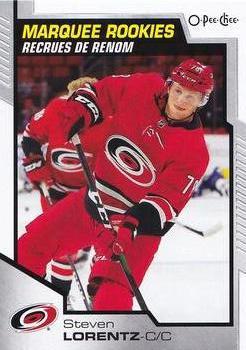 #619 Steven Lorentz - Carolina Hurricanes - 2020-21 O-Pee-Chee Update Hockey