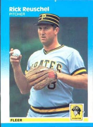#619 Rick Reuschel - Pittsburgh Pirates - 1987 Fleer Baseball