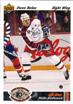 #619 Owen Nolan - Quebec Nordiques - 1991-92 Upper Deck Hockey