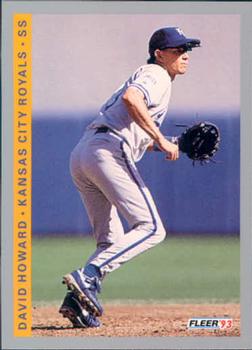 #619 David Howard - Kansas City Royals - 1993 Fleer Baseball