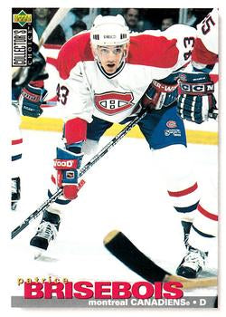 #61 Patrice Brisebois - Montreal Canadiens - 1995-96 Collector's Choice Hockey