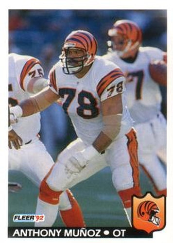 #61 Anthony Munoz - Cincinnati Bengals - 1992 Fleer Football