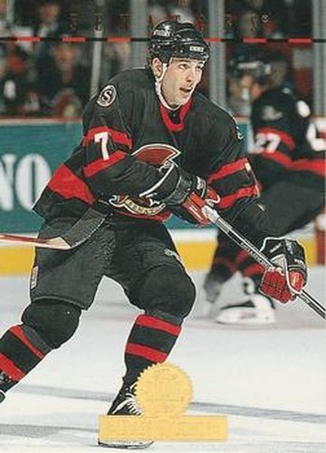 #61 Dan Quinn - Ottawa Senators - 1994-95 Leaf Hockey
