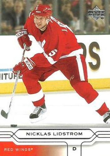 #61 Nicklas Lidstrom - Detroit Red Wings - 2004-05 Upper Deck Hockey