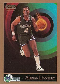 #61 Adrian Dantley - Dallas Mavericks - 1990-91 SkyBox Basketball