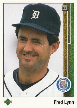 #761 Fred Lynn - Detroit Tigers - 1989 Upper Deck Baseball