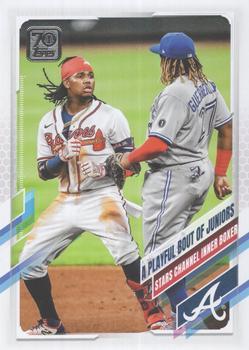 #61 A Playful Bout of Juniors - Atlanta Braves / Toronto Blue Jays - 2021 Topps Baseball