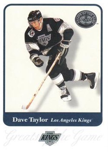 #61 Dave Taylor - Los Angeles Kings - 2001-02 Fleer Greats of the Game Hockey