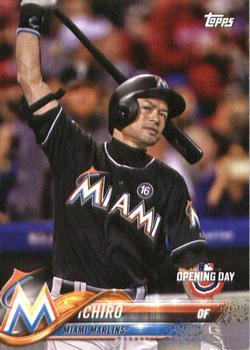 #61 Ichiro - Miami Marlins - 2018 Topps Opening Day Baseball