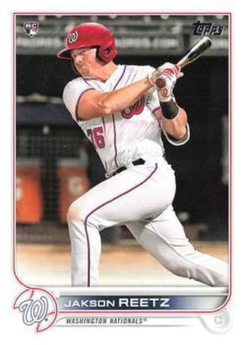 #61 Jakson Reetz - Washington Nationals - 2022 Topps Baseball
