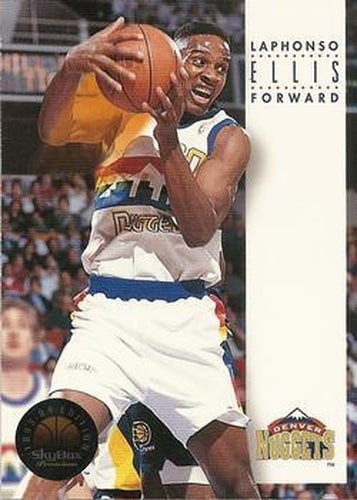 #61 LaPhonso Ellis - Denver Nuggets - 1993-94 SkyBox Premium Basketball
