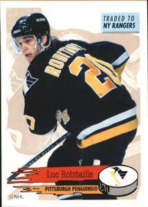 #61 Luc Robitaille - Pittsburgh Penguins - 1995-96 Panini Hockey Stickers