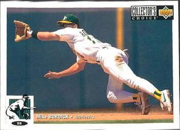 #61 Mike Bordick - Oakland Athletics - 1994 Collector's Choice Baseball