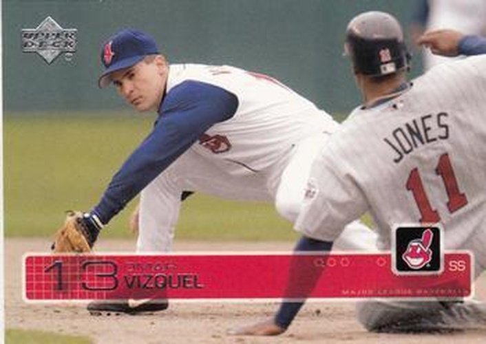 #61 Omar Vizquel - Cleveland Indians - 2003 Upper Deck Baseball