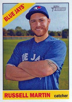 #61 Russell Martin - Toronto Blue Jays - 2015 Topps Heritage Baseball