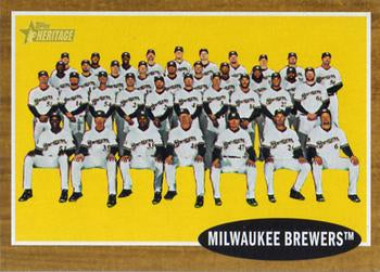 #61 Milwaukee Brewers - Milwaukee Brewers - 2011 Topps Heritage Baseball