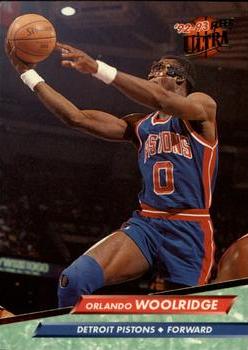 #61 Orlando Woolridge - Detroit Pistons - 1992-93 Ultra Basketball
