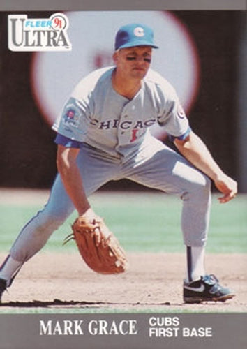 #61 Mark Grace - Chicago Cubs - 1991 Ultra Baseball
