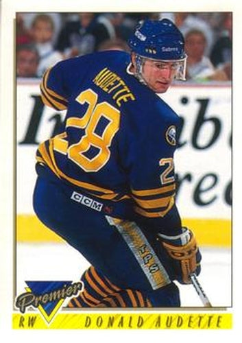 #61 Donald Audette - Buffalo Sabres - 1993-94 O-Pee-Chee Premier Hockey