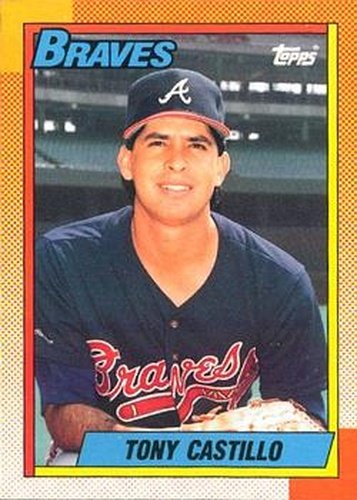 #620 Tony Castillo - Atlanta Braves - 1990 O-Pee-Chee Baseball
