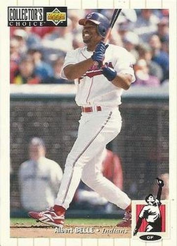 #620 Albert Belle - Cleveland Indians - 1994 Collector's Choice Baseball