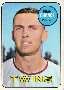 #620 Dean Chance - Minnesota Twins - 1969 Topps Baseball