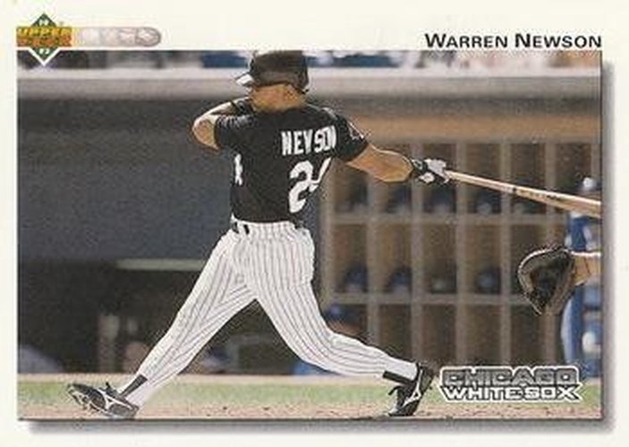 #621 Warren Newson - Chicago White Sox - 1992 Upper Deck Baseball