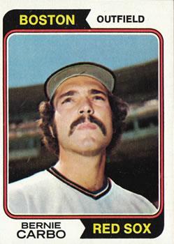 #621 Bernie Carbo - Boston Red Sox - 1974 Topps Baseball