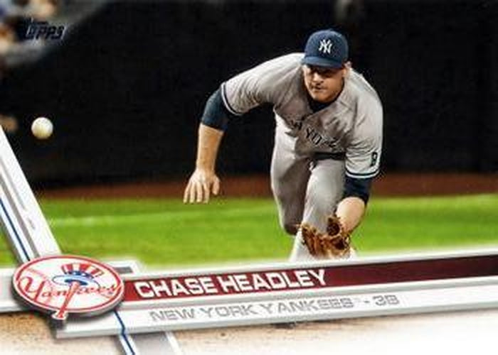 #621 Chase Headley - New York Yankees - 2017 Topps Baseball