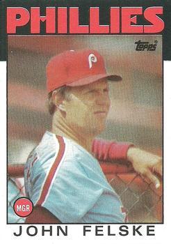 #621 John Felske - Philadelphia Phillies - 1986 Topps Baseball