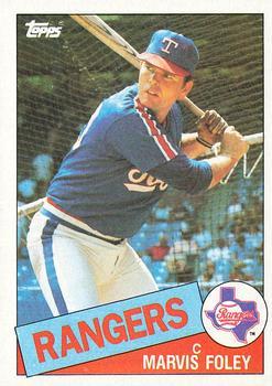 #621 Marvis Foley - Texas Rangers - 1985 Topps Baseball