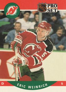 #622 Eric Weinrich - New Jersey Devils - 1990-91 Pro Set Hockey