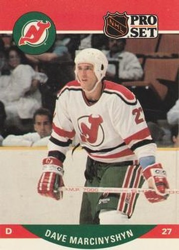 #623 Dave Marcinyshyn - New Jersey Devils - 1990-91 Pro Set Hockey