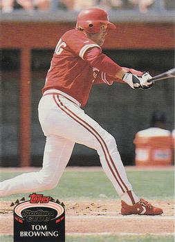#624 Tom Browning - Cincinnati Reds - 1992 Stadium Club Baseball