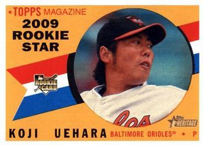 #624 Koji Uehara - Baltimore Orioles - 2009 Topps Heritage Baseball