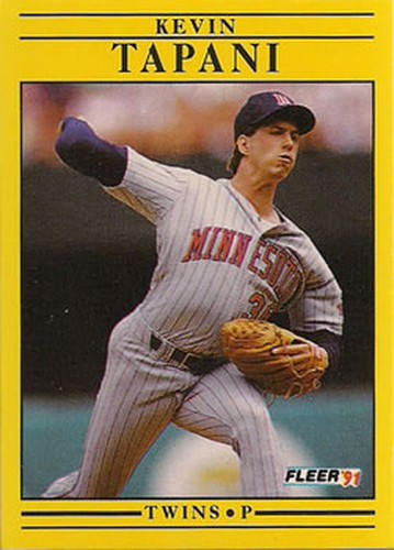 #625 Kevin Tapani - Minnesota Twins - 1991 Fleer Baseball