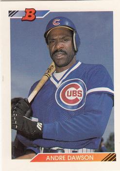 #625 Andre Dawson - Chicago Cubs - 1992 Bowman Baseball