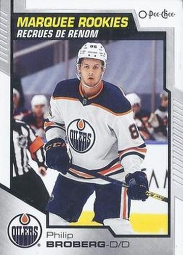 #625 Philip Broberg - Edmonton Oilers - 2020-21 O-Pee-Chee Update Hockey